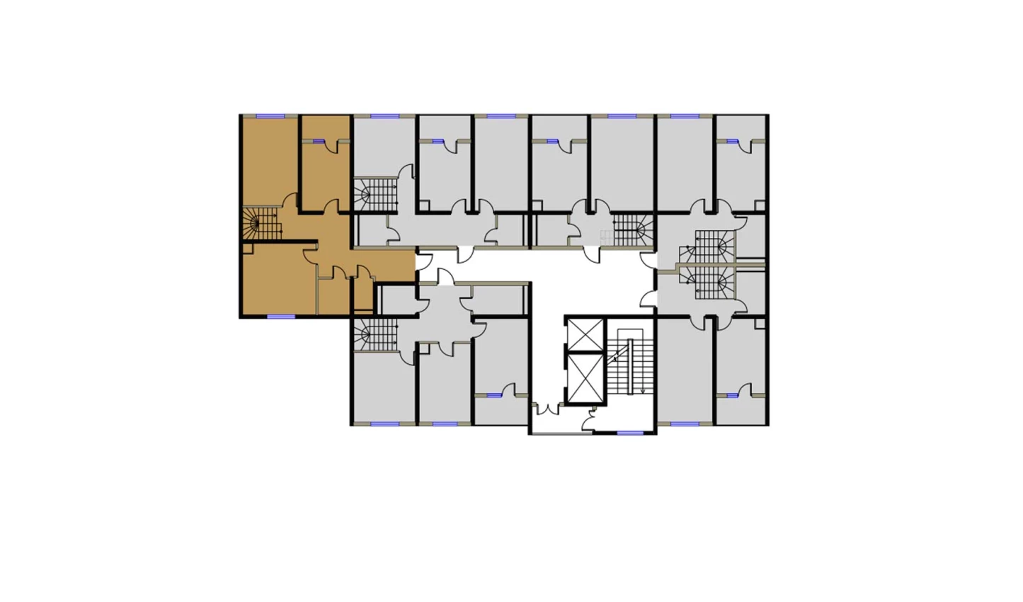 2-xonali xonadon 78.86 m²  16/16 qavat