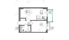 1-body.ApartmentCard.комнатная квартира 41.43 body.ApartmentCard.м²  4/4 body.ApartmentCard.этаж