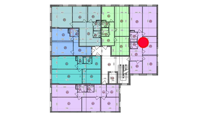 4-комнатная квартира 99.5 м²  7/7 этаж