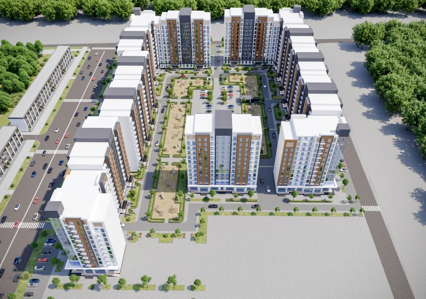 2-комнатная квартира 76.5 м²  12/12 этаж