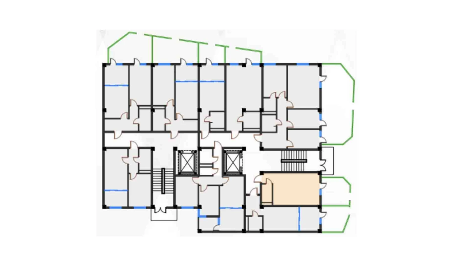 1-xonali xonadon 28.32 m²  1/7 qavat | Bochka Resort Turar-joy majmuasi