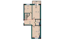 2-комн. квартира 121.6 м²  5/5 этаж | Жилой комплекс Bristol