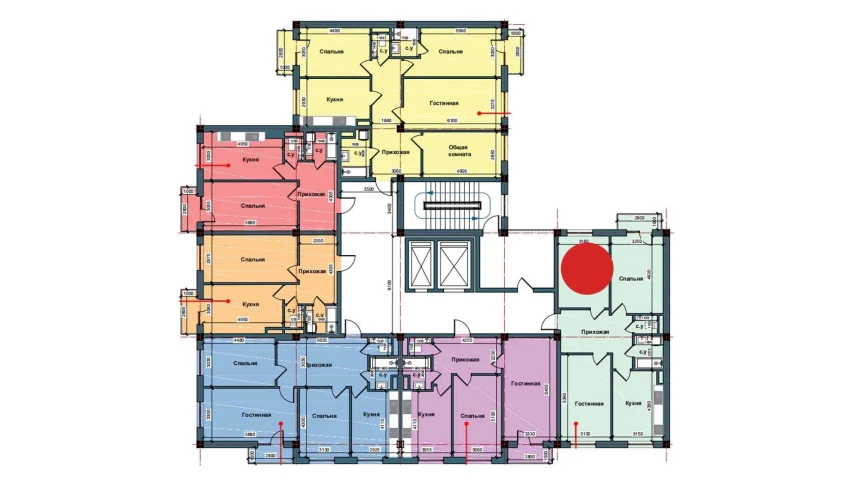 3-xonali xonadon 85.3 m²  10/10 qavat | NUR BARAKA Turar-joy majmuasi