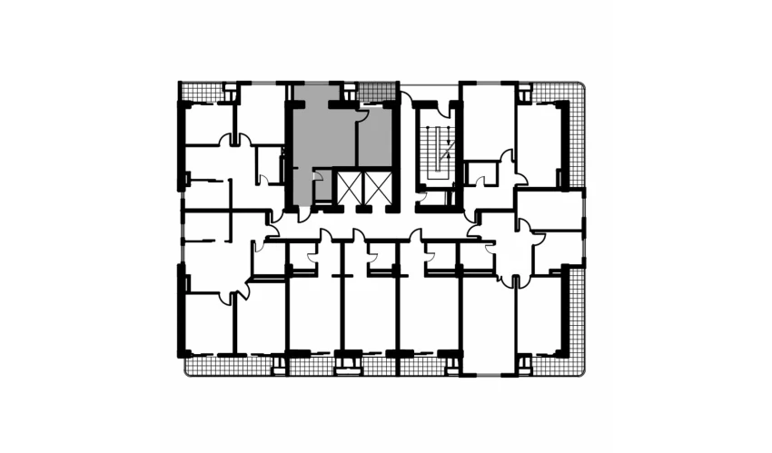 2-комнатная квартира 44.7 м²  6/6 этаж