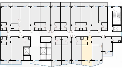 1-комнатная квартира 29.75 м²  6/7 этаж | Жилой комплекс Bochka Resort