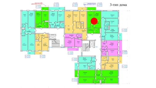 2-xonali xonadon 51.15 m²  2/9 qavat | PROVANS Turar-joy majmuasi