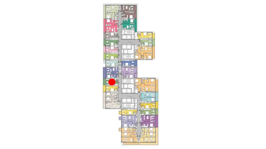 2-комнатная квартира 35.48 м²  5/5 этаж