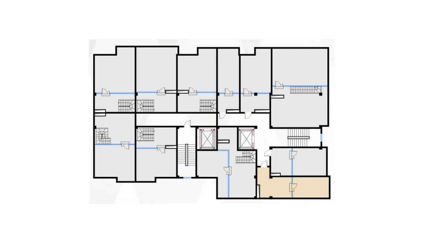 1-комнатная квартира 66.13 м²  7/7 этаж | Жилой комплекс Bochka Resort