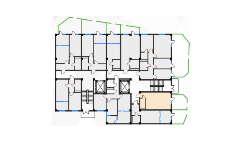 1-комнатная квартира 28.32 м²  1/7 этаж | Жилой комплекс Bochka Resort