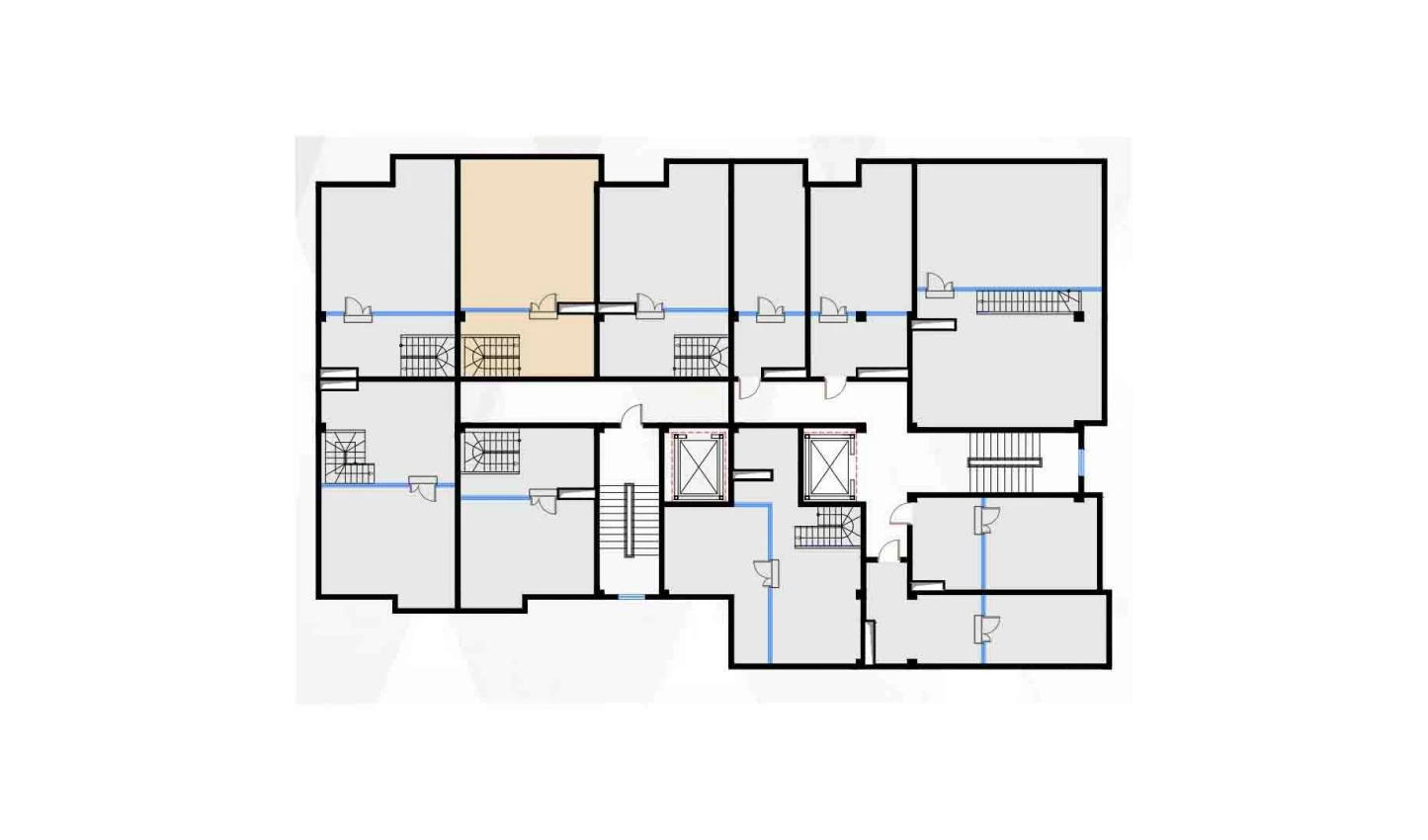 2-xonali xonadon 106.46 m²  7/7 qavat | Bochka Resort Turar-joy majmuasi