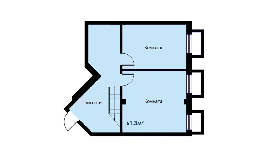 2-комнатная квартира 125.6 м²  1/6 этаж | Жилой комплекс CHOSHTEPA GARDEN