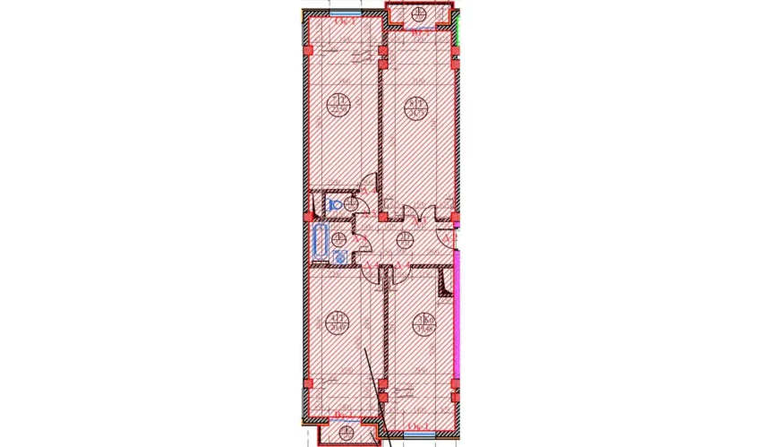 4-xonali xonadon 113.42 m²  7/8 qavat | Ziynat Capital Turar-joy majmuasi