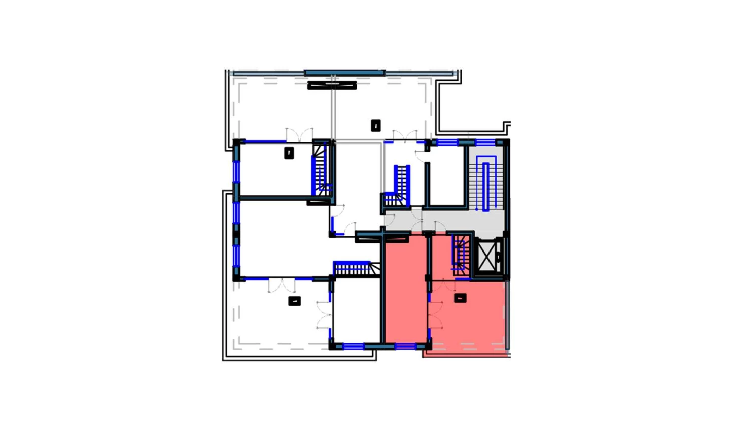 2-комнатная квартира 61 м²  9/9 этаж