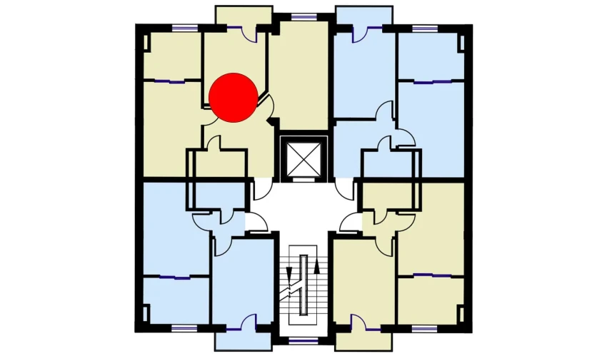 3-комнатная квартира 72.6 м²  2/6 этаж | Жилой комплекс CHOSHTEPA GARDEN