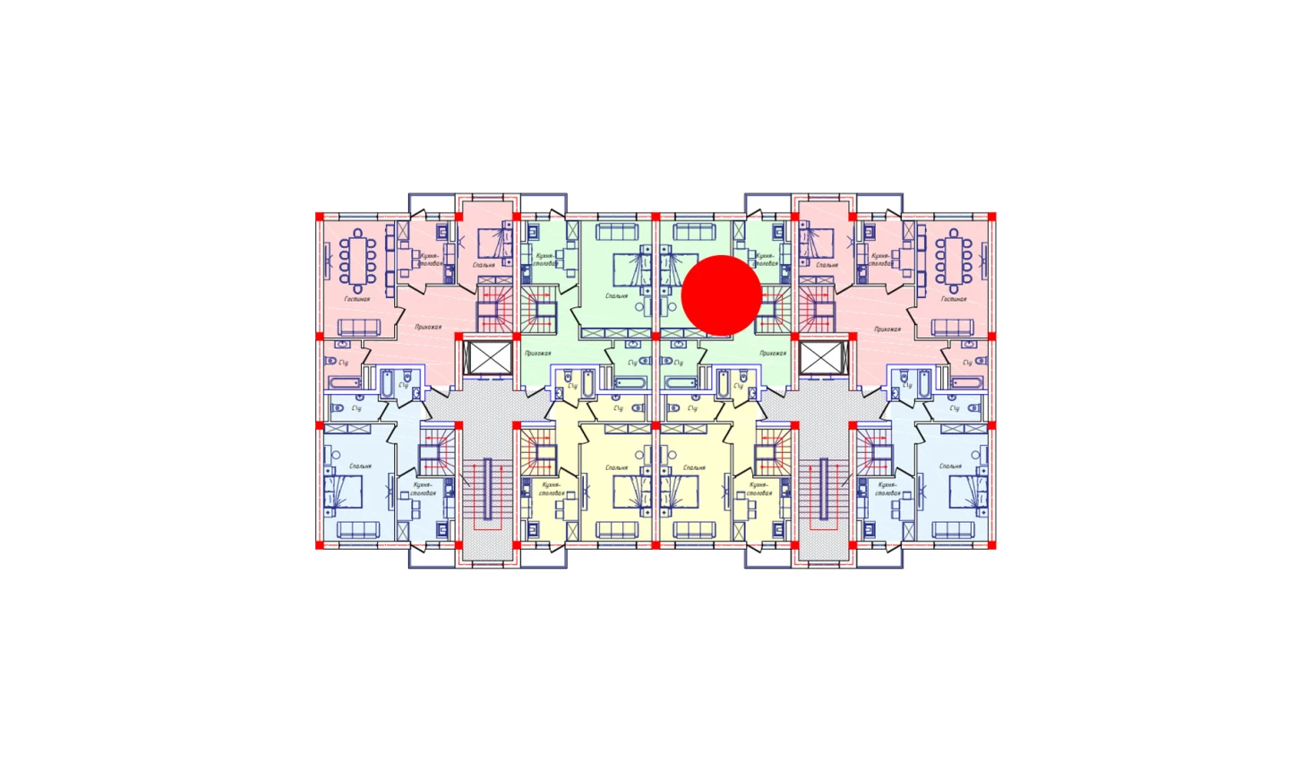 5-комнатная квартира 113.5 м²  7/7 этаж