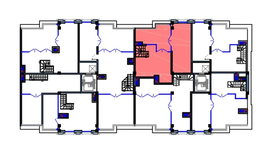 2-комнатная квартира 67 м²  9/9 этаж