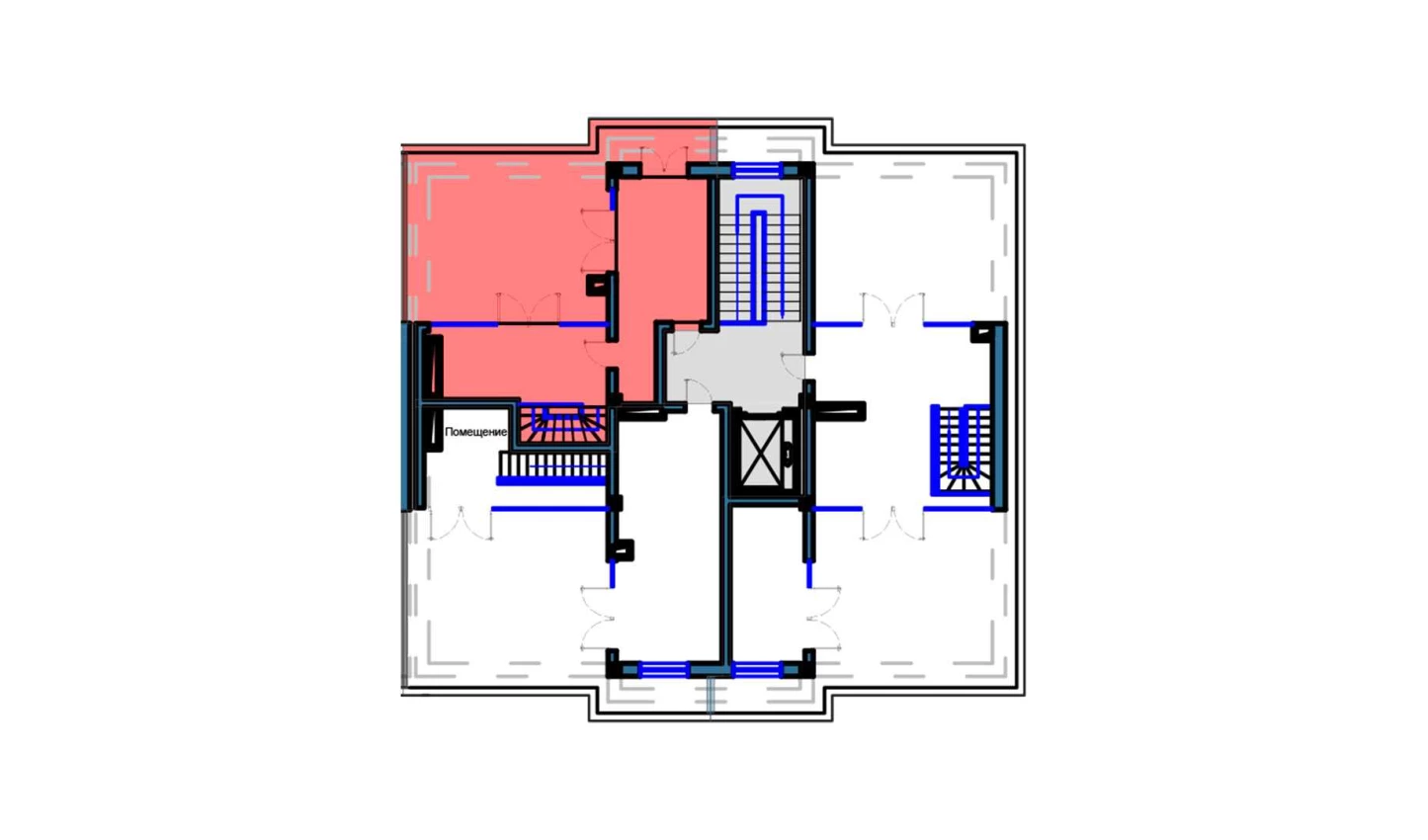 2-комнатная квартира 62 м²  9/9 этаж