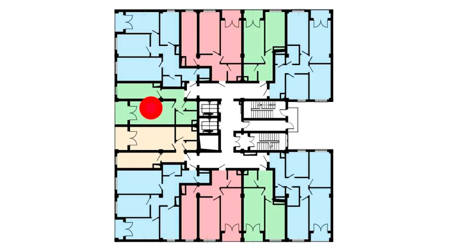 1-комнатная квартира 53 м²  4/4 этаж