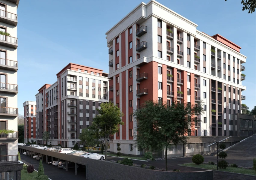 2-комн. квартира 196 м²  12/12 этаж | Жилой комплекс CHINARA PARK