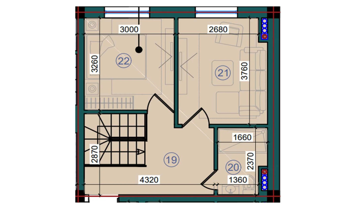 2-комн. квартира 92.1 м²  7/7 этаж | Жилой комплекс Bristol