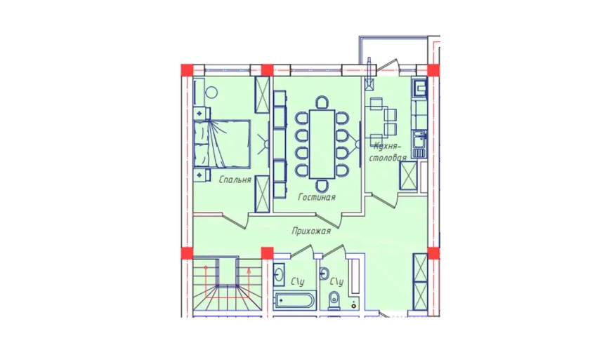 5-комнатная квартира 127.12 м²  7/8 этаж | Жилой комплекс STAR HOUSE RESIDENCE