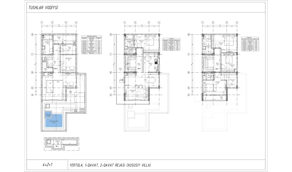 7-xonali xonadon 241.653 m²  1/1 qavat