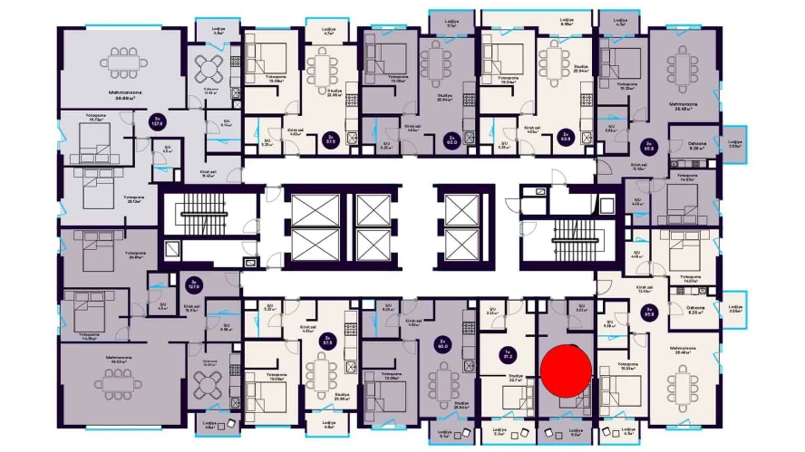 1-комнатная квартира 31.2 м²  5/5 этаж