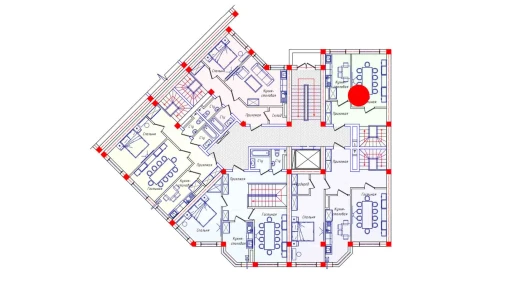 3-xonali xonadon 88.4 m²  1/8 qavat | STAR HOUSE RESIDENCE Turar-joy majmuasi