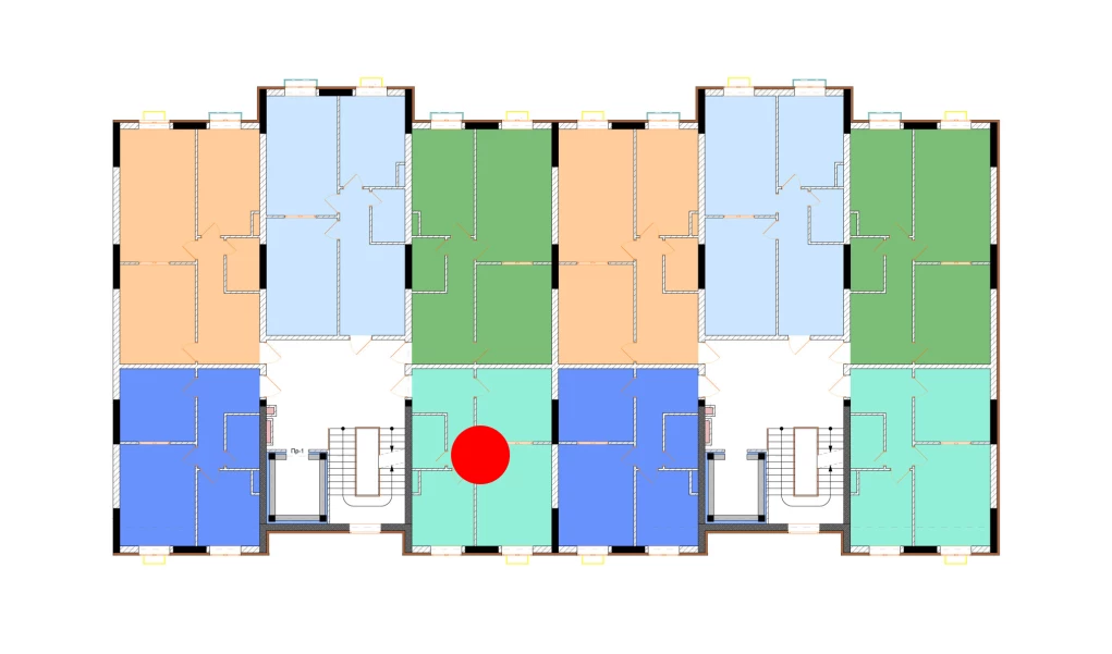 2-комнатная квартира 50.4 м²  9/9 этаж