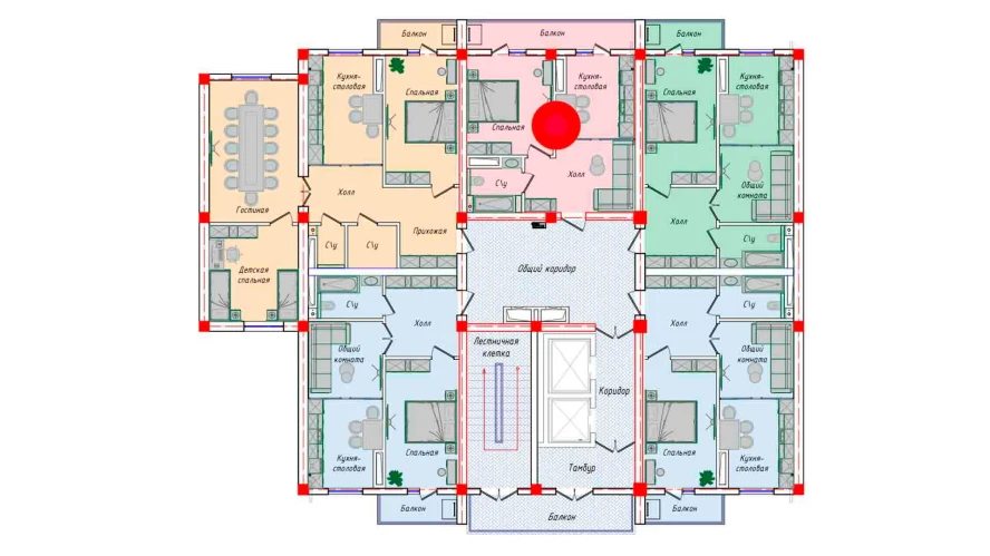 1-комнатная квартира 49.03 м²  10/10 этаж