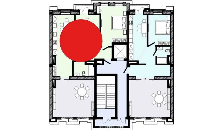 2-xonali xonadon 111.4 m²  13/13 qavat | NEW AVENUE estates Turar-joy majmuasi