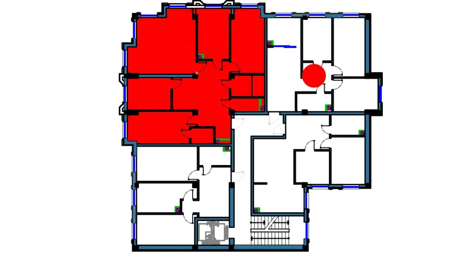 3-xonali xonadon 74.5 m²  2/2 qavat