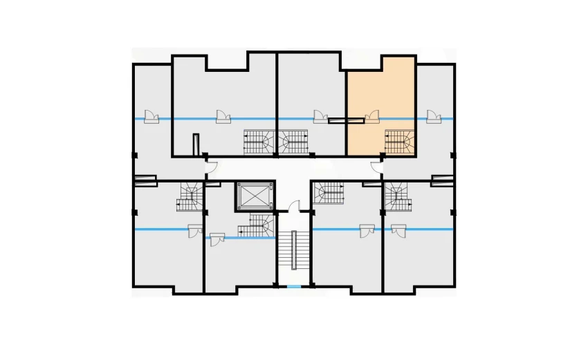 2-комнатная квартира 79.92 м²  7/7 этаж | Жилой комплекс Bochka Resort