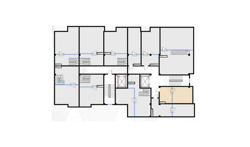 1-комнатная квартира 62.52 м²  7/7 этаж | Жилой комплекс Bochka Resort