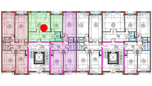 2-комнатная квартира 55.92 м²  1/8 этаж | Жилой комплекс Ziynat Capital