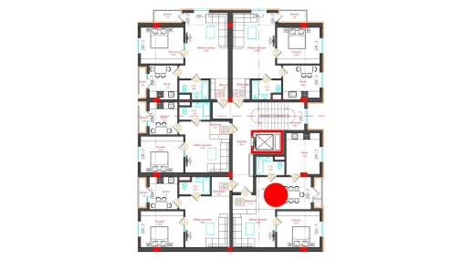 2-комнатная квартира 62.6 м²  6/12 этаж | Жилой комплекс CHINARA PARK