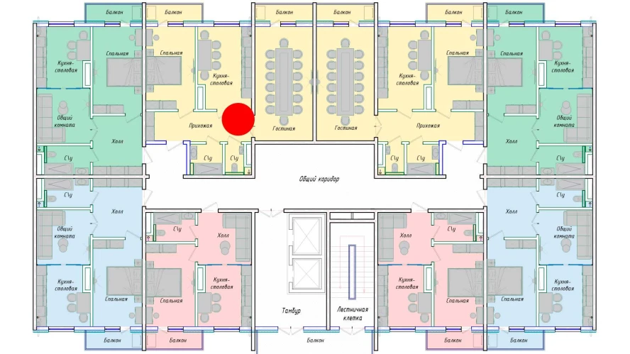 2-xonali xonadon 76.72 m²  10/10 qavat