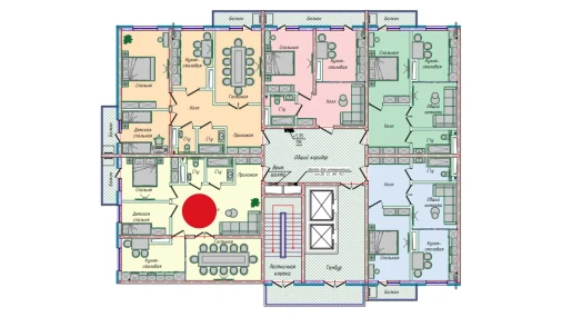 3-комнатная квартира 83.39 м²  14/16 этаж | Жилой комплекс EKO PARK