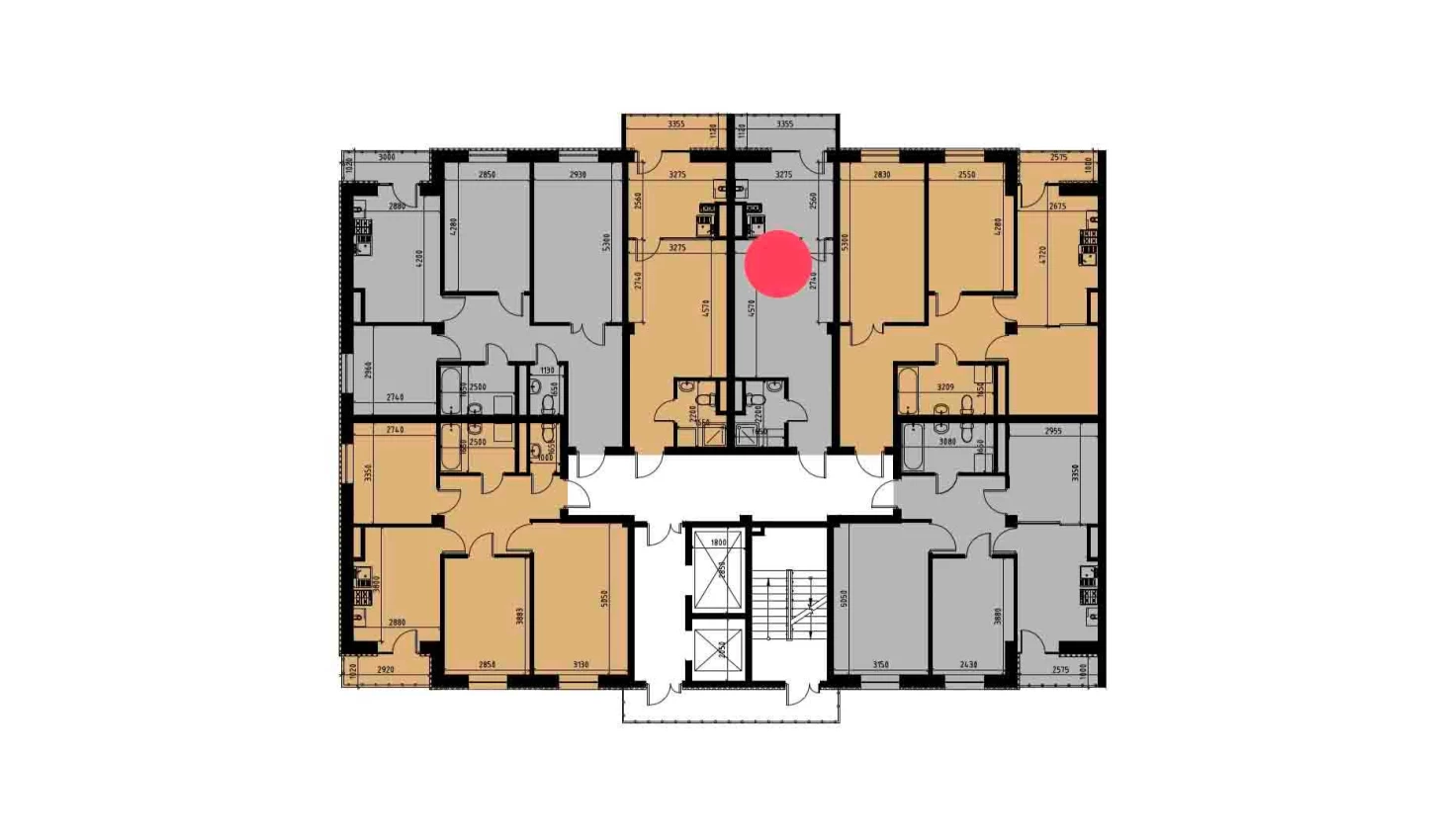 1-комнатная квартира 30.31 м²  3/3 этаж