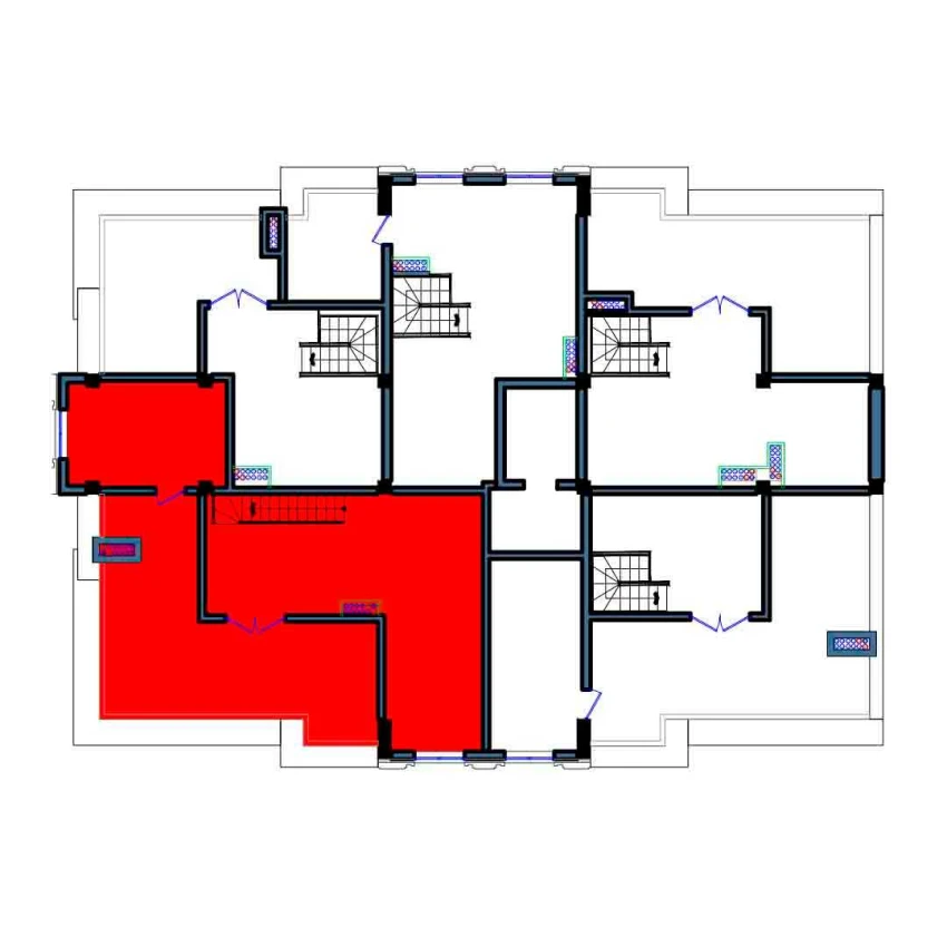 4-комнатная квартира 92 м²  9/9 этаж