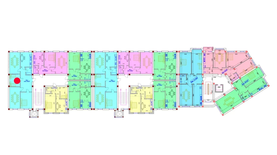 4-комнатная квартира 113.65 м²  7/7 этаж