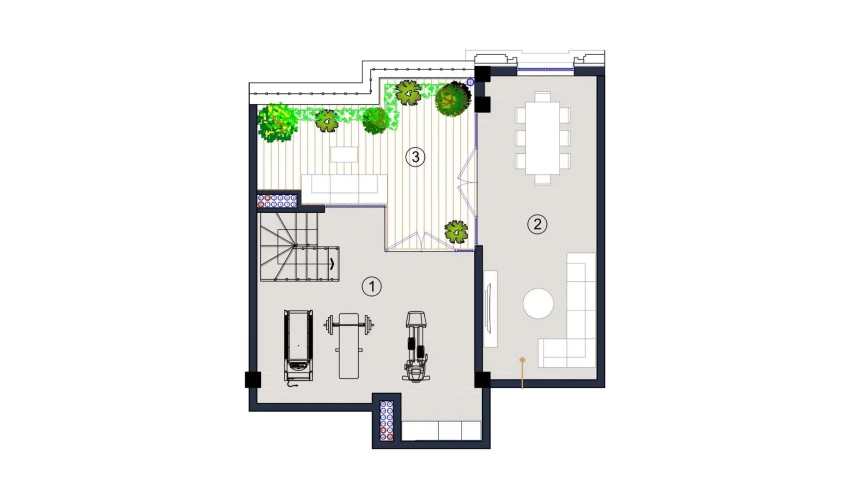 2-xonali xonadon 140.2 m²  9/9 qavat | FLORYA RESIDENCE Turar-joy majmuasi