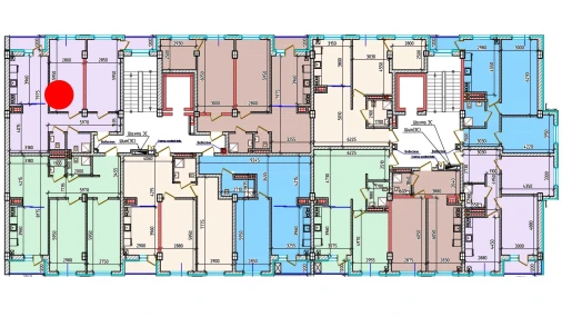 3-комнатная квартира 78.3 м²  8/8 этаж