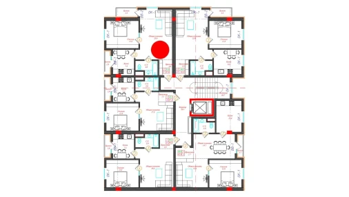 2-комнатная квартира 57.6 м²  4/12 этаж | Жилой комплекс CHINARA PARK