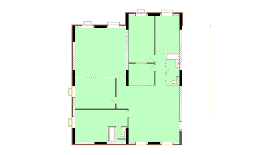 5-комнатная квартира 192.8 м²  9/12 этаж | Жилой комплекс Uchtepa Avenue