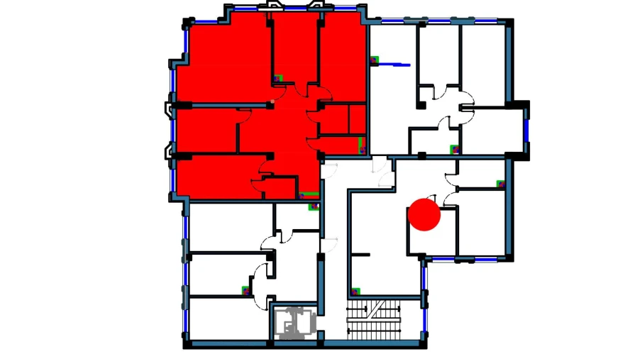 2-комнатная квартира 65 м²  2/2 этаж