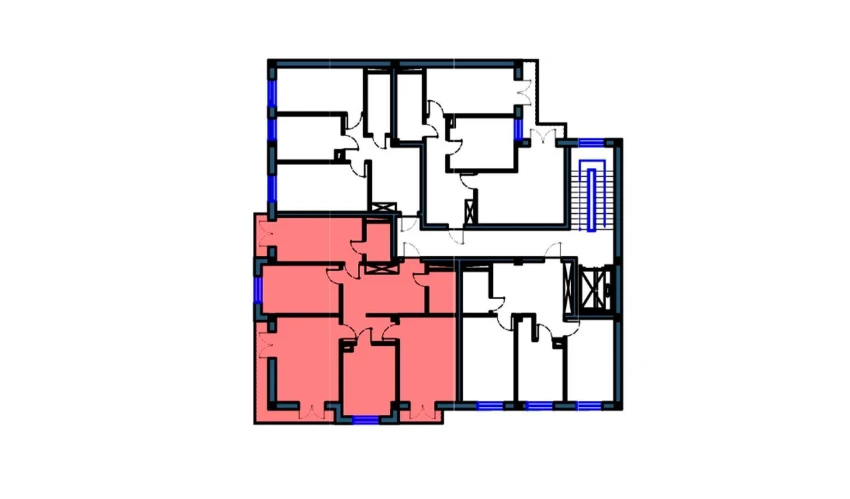 4-xonali xonadon 103 m²  4/9 qavat | KO'KSAROY Turar-joy majmuasi