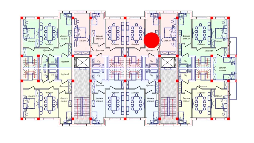 3-комнатная квартира 64.7 м²  8/8 этаж