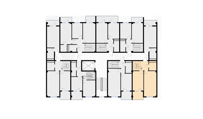 2-комнатная квартира 96.8 м²  7/7 этаж | Жилой комплекс Bochka Resort