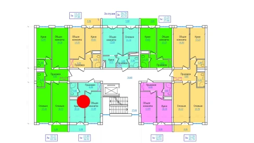 1-комнатная квартира 36.91 м²  8/9 этаж | Жилой комплекс PROVANS